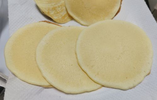 製菓用米粉で作ったパンケーキ